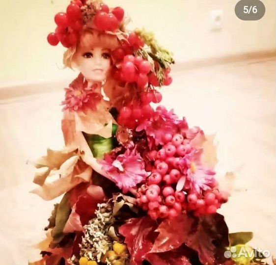 Осенняя поделка из природных материалов