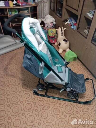 Детские зимние санки б/у