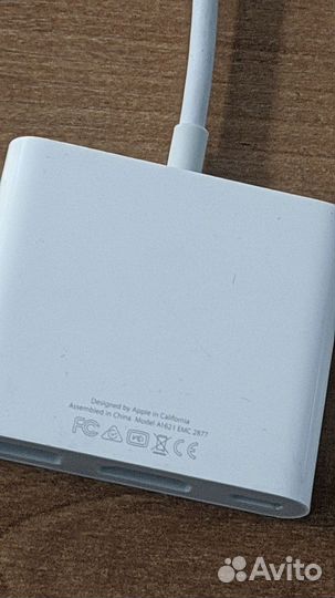 Адаптер Apple usb c digital av multiport a1621