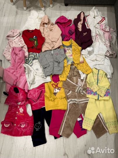 Одежда на девочку 74 пакетом
