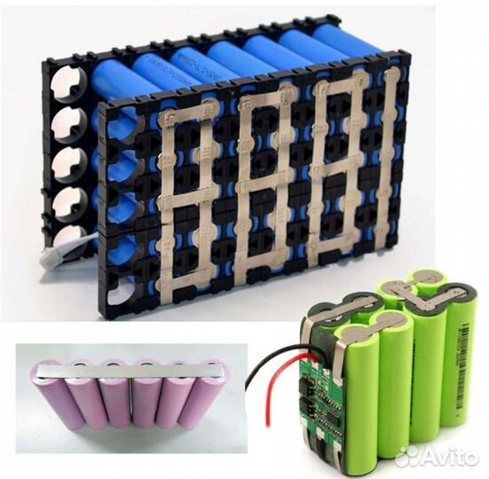 Холдеры для сборки акб из 18650 и 21700