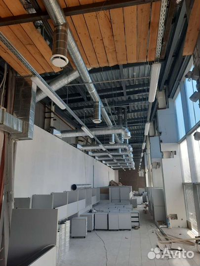 Монтаж-демонтаж систем вентиляции и обслуживание