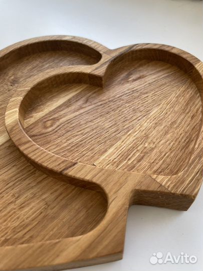 Менажница деревянная дуб