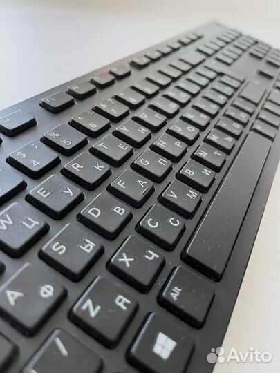 Клавиатура и мышь Dell WK636t, беспров., черный