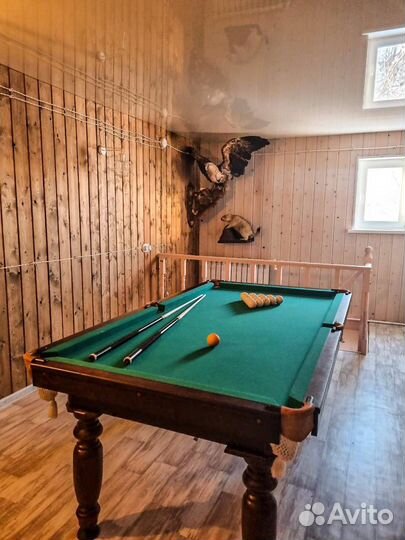 Баня на дровах с бассейном, сауна