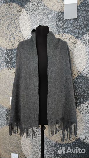 Большой шарф из ворсовой шерсти