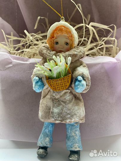 Ватная игрушка