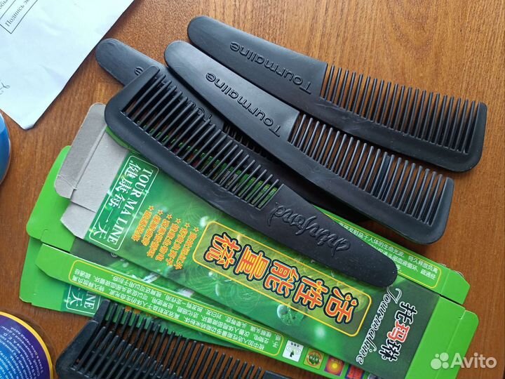 Расческа с турмалином 4шт