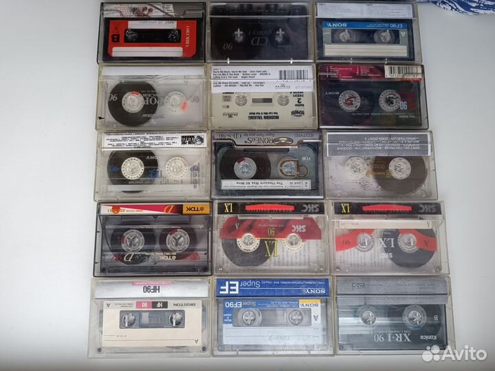 Аудиокассеты с записью. Демонстрационные кассеты