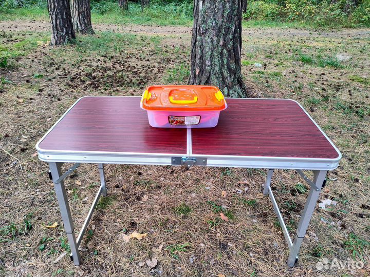 Стол складной усиленный со стульями