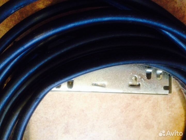 Антенный кабель медный.Разьем резьбовой на кабель