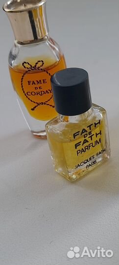 Винтажные миниатюры духов