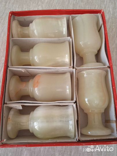 Рюмки из камня Оникс