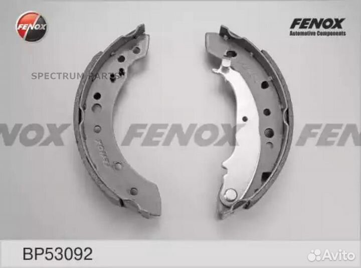 Fenox BP53092 Колодки тормозные барабанные зад пра