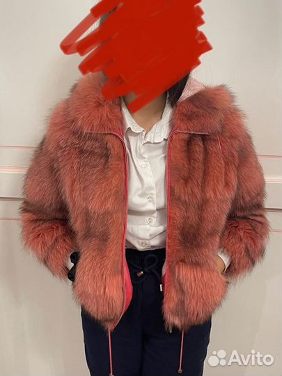 Куртка для девочки из натурального меха