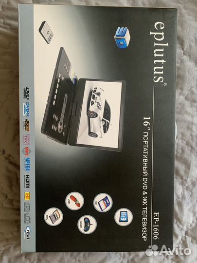 Поpтативный DVD плeер c тv тюнером еpluтus