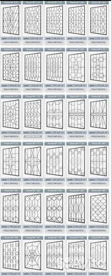 Металлические и кованые решетки на окна и балконы