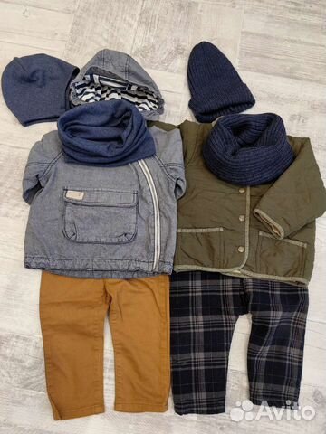 Пакет фирменных вещей на мальчика 9 12 месяцев
