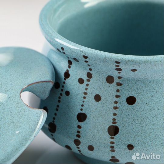 2 шт. Сахарница 'Псковская' 0,3л / 12х12,5см, блюз