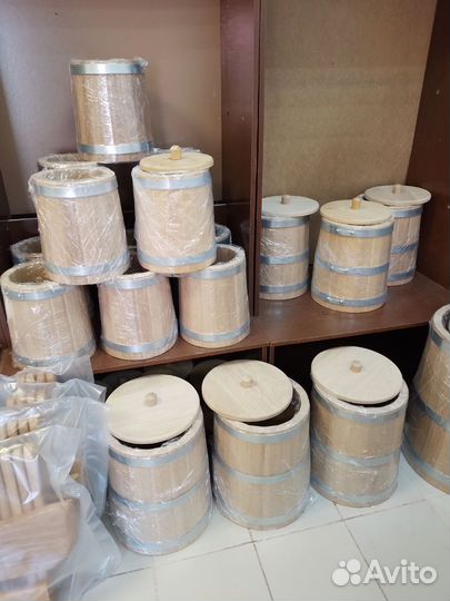 Кадки бочки дубовые