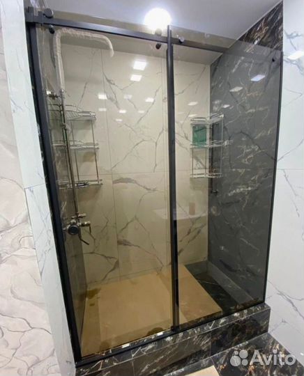 Душевые стеклянные перегородки с гарантией 5 лет