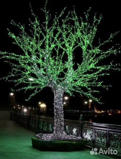 Уличная гирлянда на бабине 50м