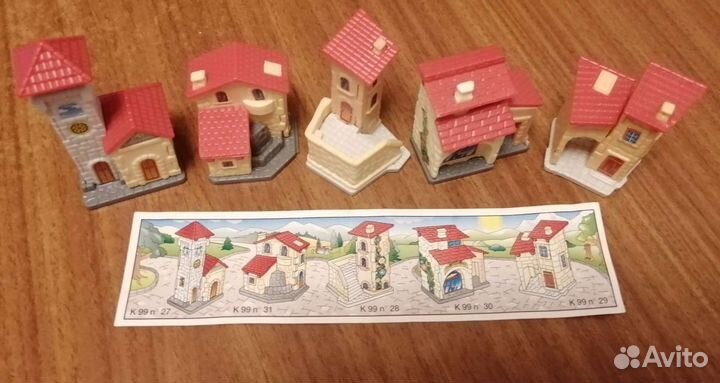 Игрушки киндер домики конь магниты