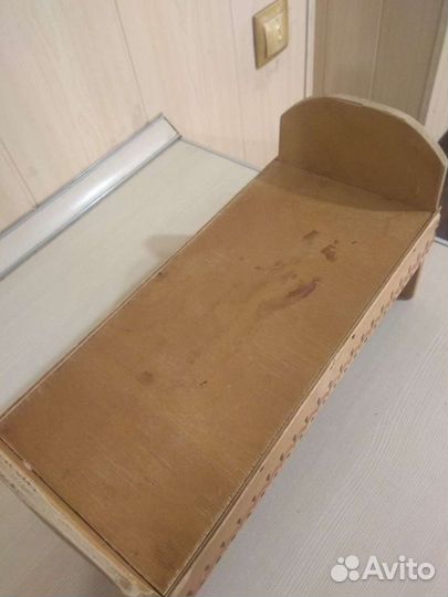 Кроватка для куклы деревянная СССР
