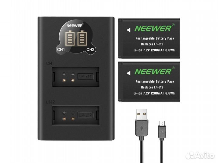 Аккумуляторы LP-E12 для Canon