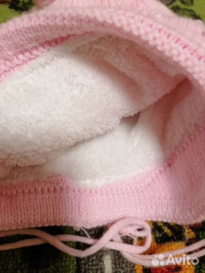 Шапка, шарф, снуд, перчатки разные