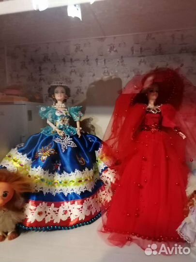 Кукла ручной работы с одеждой