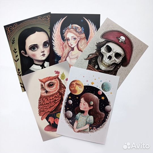 Открытки почтовые для посткроссинга авторские