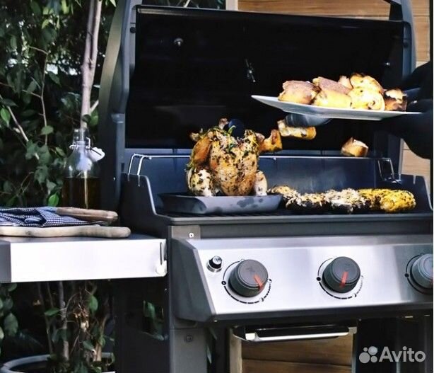 Гриль газовый Weber Spirit II E-310 GBS, черный