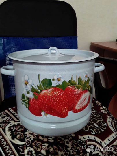 Мантоварка стальная эмалированная