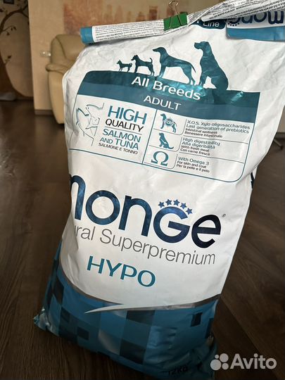 Корм для собак Monge 12 кг