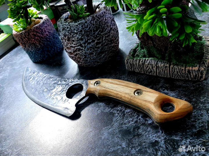 Нож охотничий ручной работы ковка