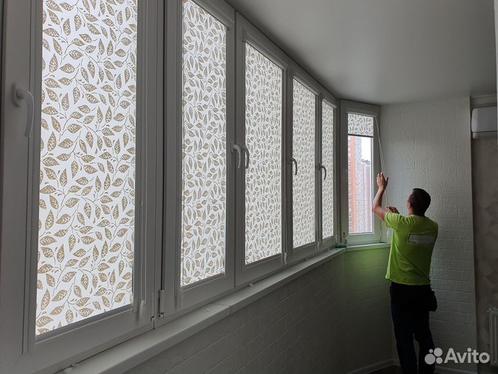Рулонные шторы с установкой