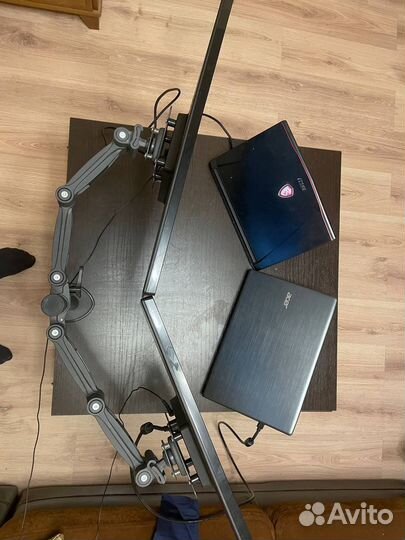 Мониторы LG 23mp57d-p с держателем