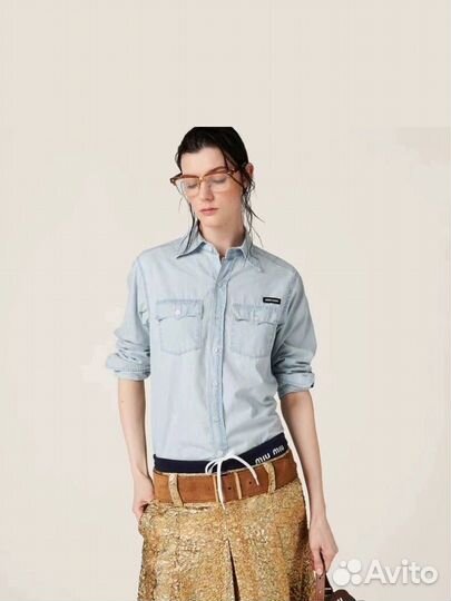 Рубашка miu miu