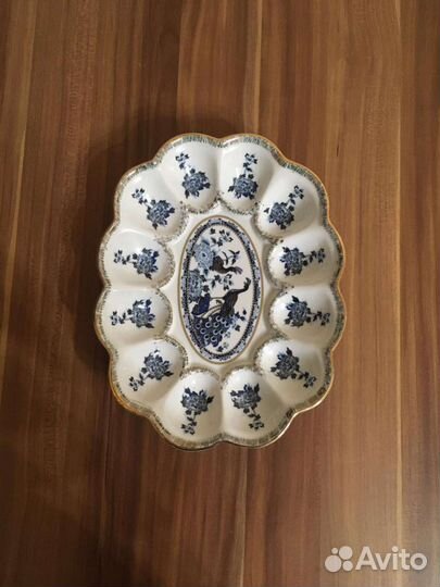 Блюдо тарелка для яиц пасхальная