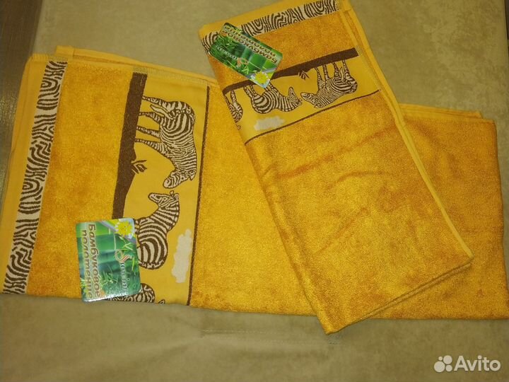 Махровые полотенца новые