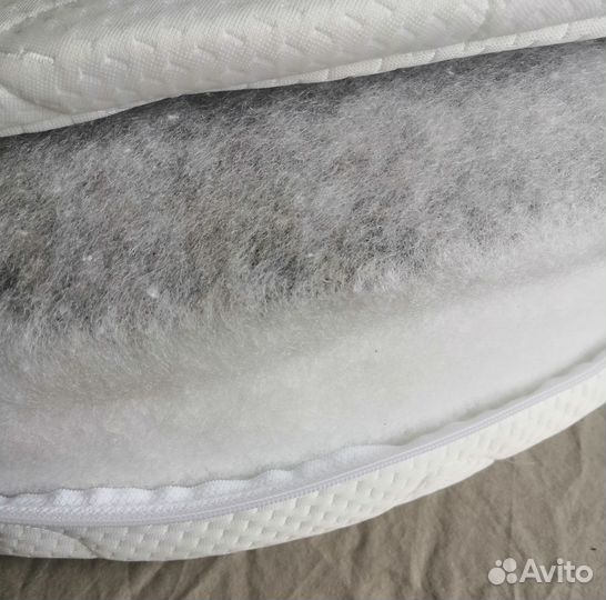 Матрасы круглый и овальный + наматрасники
