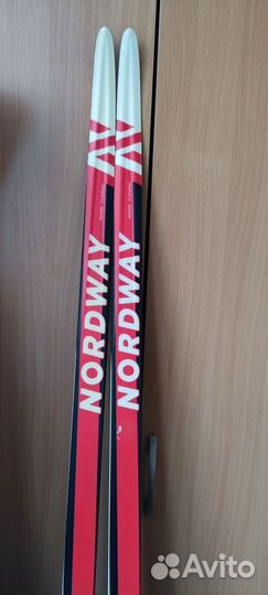 Лыжи беговые nordway+ палки + чехол