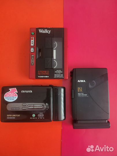 Кассетный плеер sony walkman aiwa toshiba