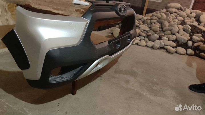 Передний бампер на ниву тревал