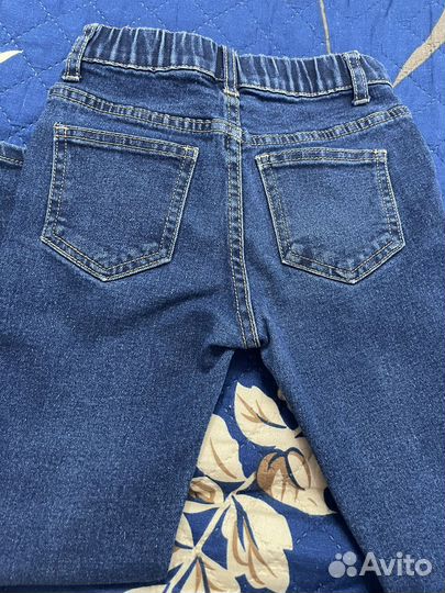 Джинсы для девочки 110