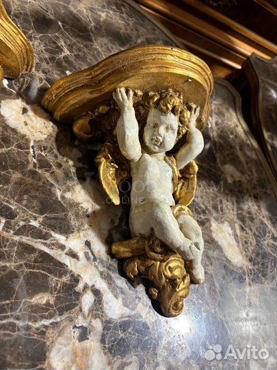 Консоль. Полка. Барокко. Антикварная мебель