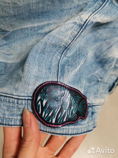 Джинсовая куртка, жилетка для девочки