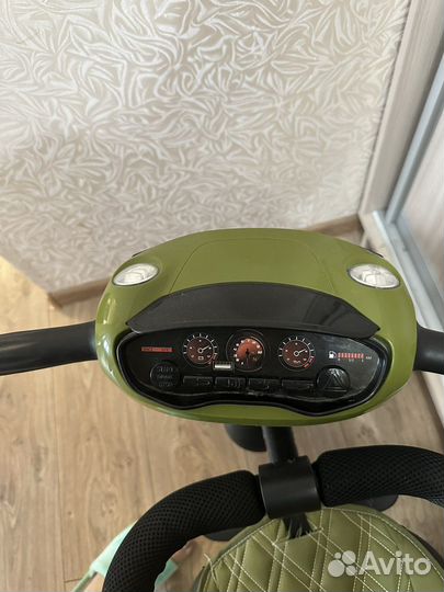 Детский велосипед с родительской ручкой