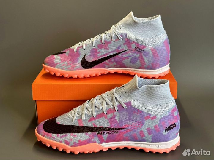 Бутсы сороконожки Nike Air Zoom Mercurial Vapor- X